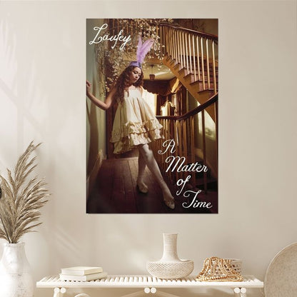 Laufey A Matter of Time Poster Vintage Elegance 2025 Size 24''x36''