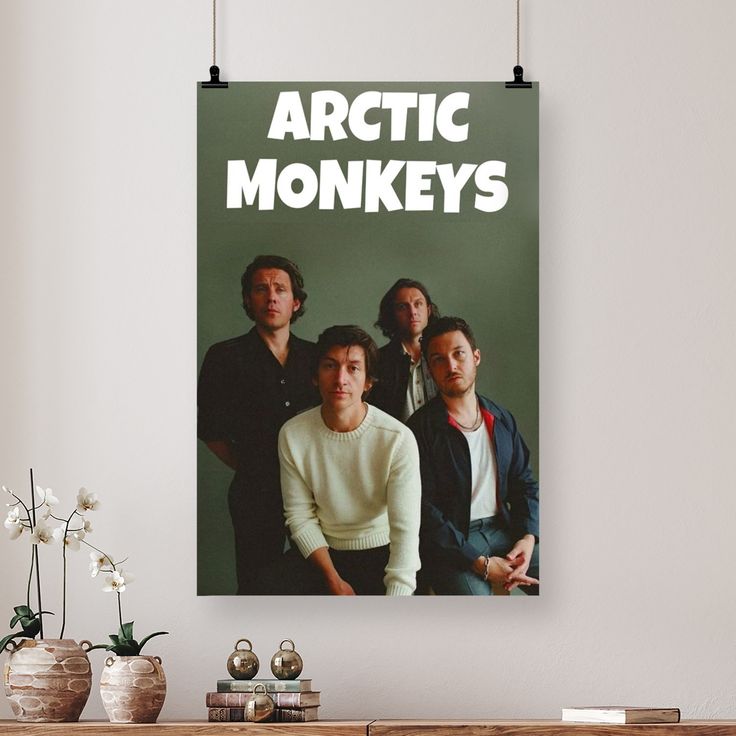Music Poster- Arctic Monkeys Band Poster - Vintage Style - Size 24x36