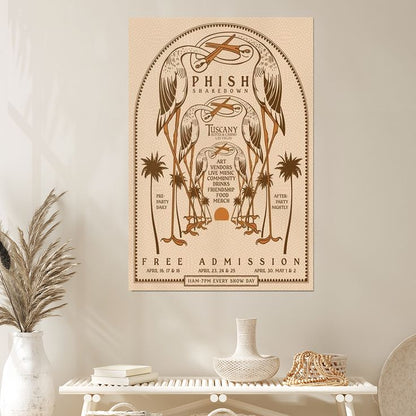Phish At The Tuscany Resort And Casino Tour 2026 Poster Size 24''x36''