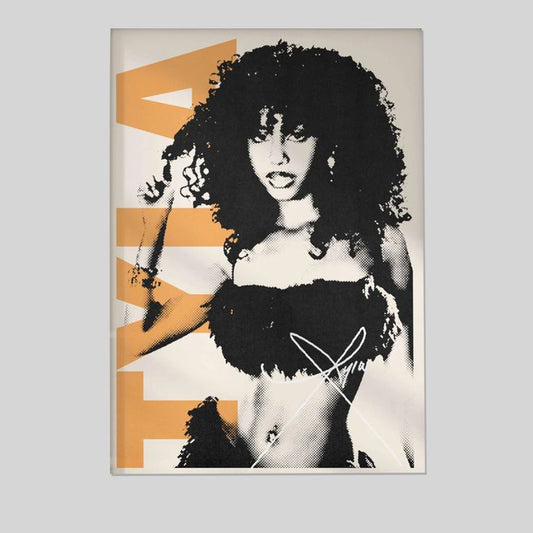 Music Poster - Tyla Singer Poster - Vintage Style - Size 24x36