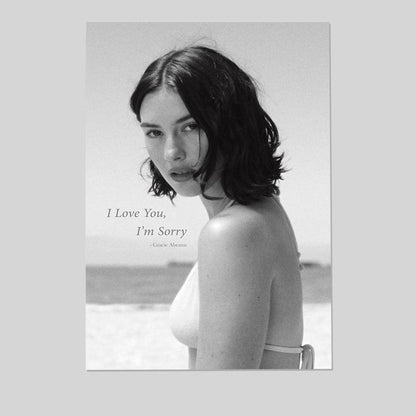 GRACIE ABRAMS I LOVE YOU I'M SORRY POSTER ALBUM COVER BEAUTIFUL POP MUSIC! Size 24''x36''