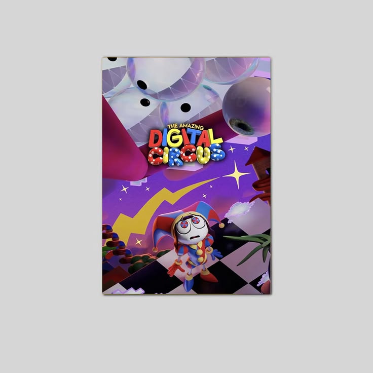 The Amazing Digital Circus 2 Poster, Anime Wall Art Decor, Unframed Anime Wall Decor