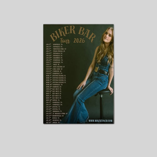 Mika Lynch Biker Bar Tour 2026 Size 24''x36''