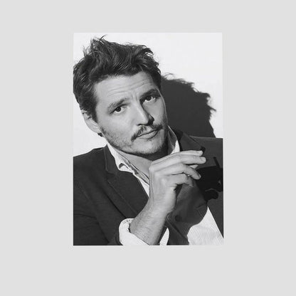 Pedro Pascal Poster Art Wallpaper Daddy Is A State Of Mind Retro Style - Size 24''x36''