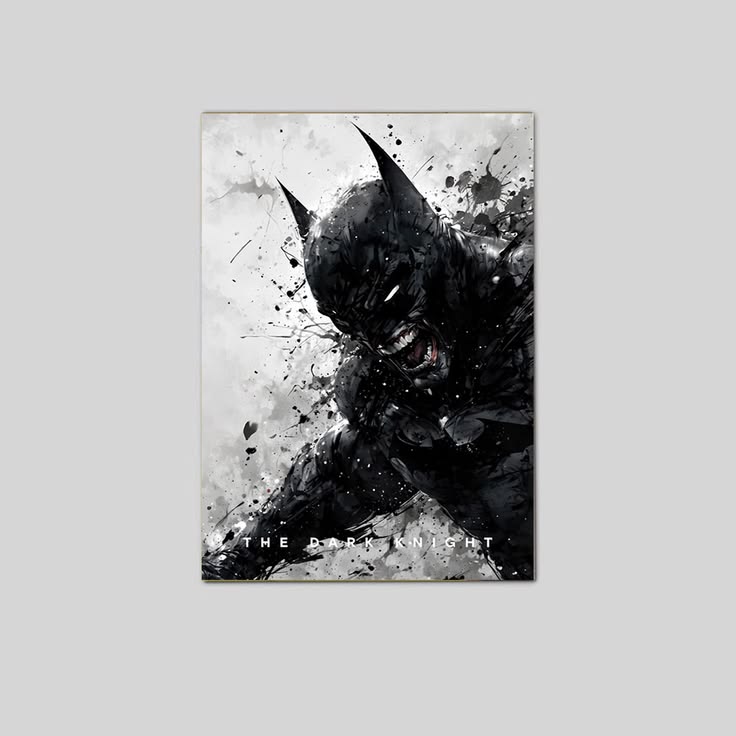 Batman: The Dark Knight Poster, Action Cinematic Wall Art