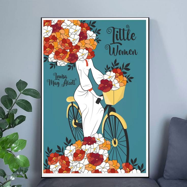 Vintage Little Women Wall Art Poster Full Size 24''x36''