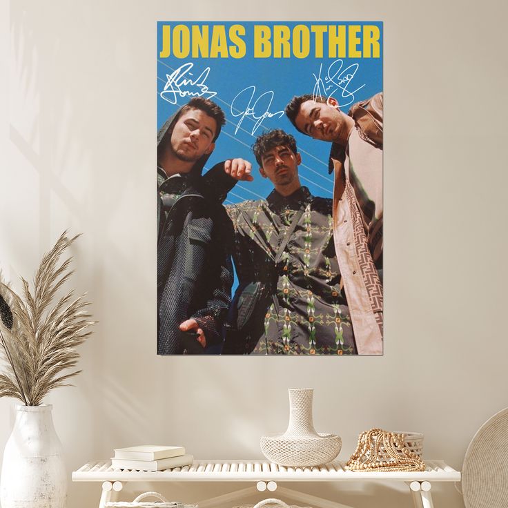 Music Poster- Jonas Brother - Vintage Style - Size 24x36