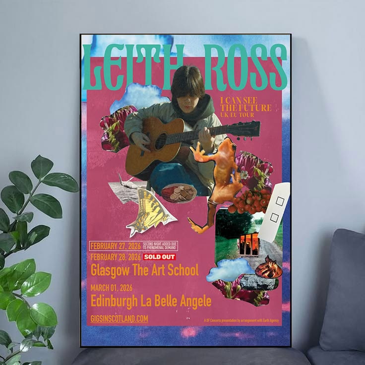 Leith Ross I Can See The Future UK/EU Tour 2026 Poster Size 24''x36''