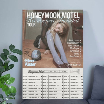 Erica Manzoli Honeymoon Motel Roomservice Included Tour 2026 Size 24''x36''