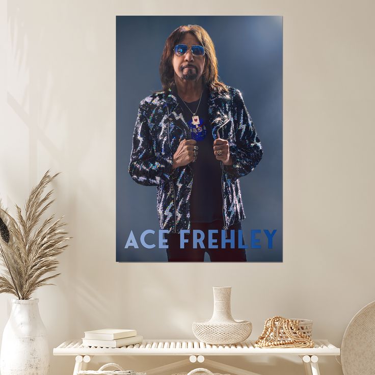 Ace Frehley Guitar Le.ge.nd Poster Size 24''x36''