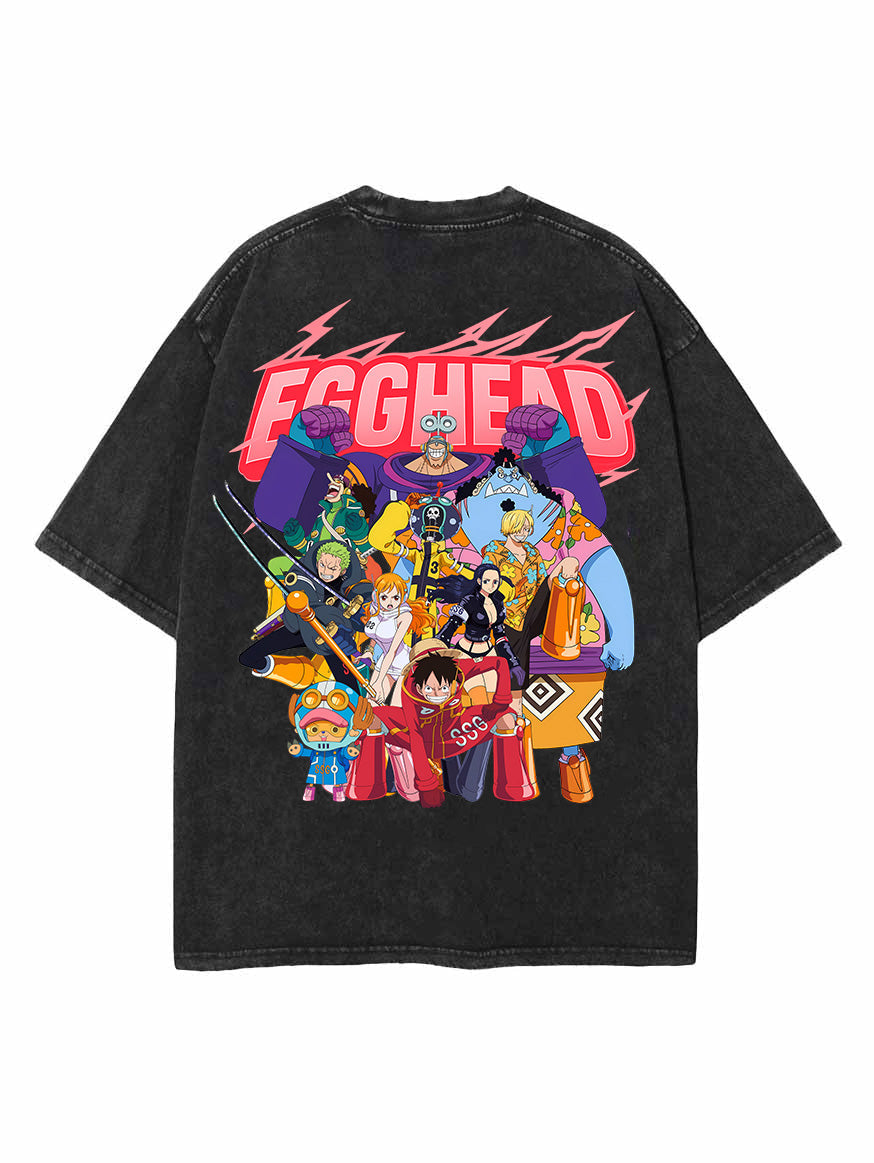 EGGHEAD ARC 2-SIDED VINTAGE OVERSIZE TEE