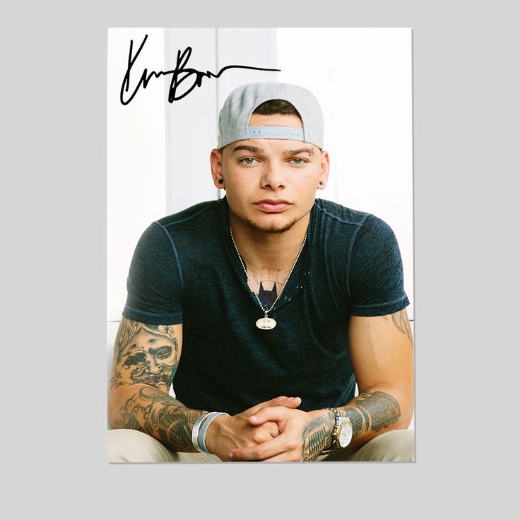 Kane Brown country superstar reprint signed autographed Size 24''x36''