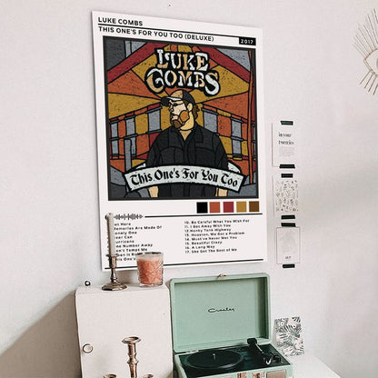 Luke Combs "This One's For You Too" (Deluxe) Album Poster Size 24''x36''