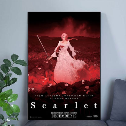 Scarlet (2025) Movie Poster Wall Art Print Home Decor Poster Size 24''x36''
