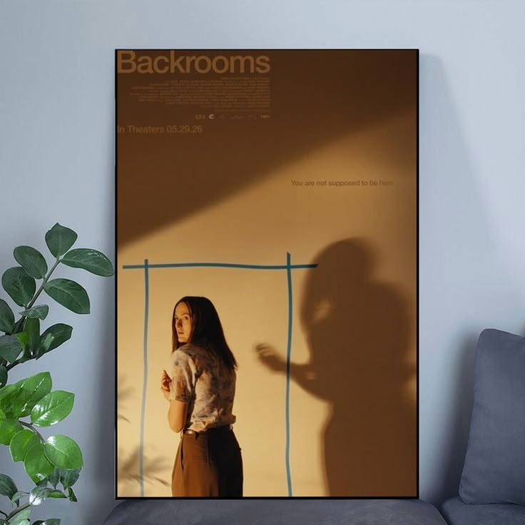 The Backrooms Movie Poster 2026 - Horror Mystery Art