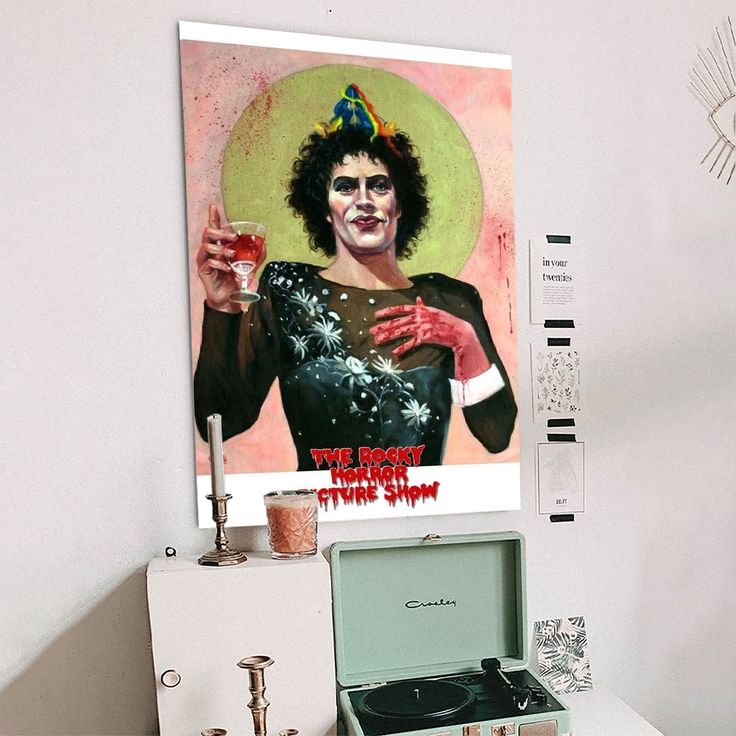 Tim Curry ROCKY HORROR PICTURE SHOW character movie poster Size 24''x36''