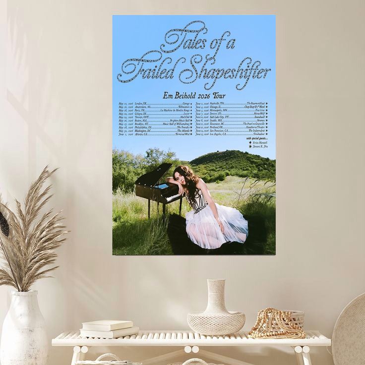Em Beihold  Tales of a Failed Shapeshifter 2026 Tour Size 24''x36''