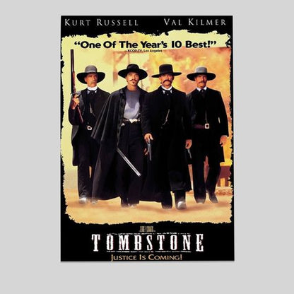 Moivie Poster Tombstone - Movie Poster (Regular Style - Black Version) Size 24''x36''