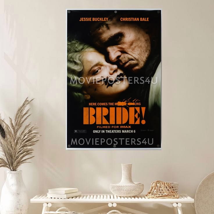 The Bride movie poster Frankenstein Buckley Poster Size 24''x36''