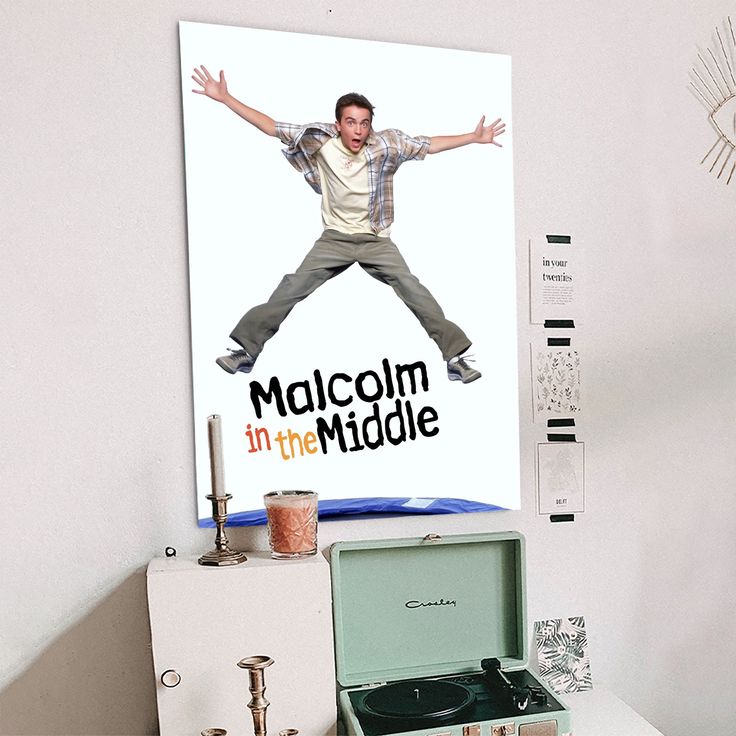 Home Decor- MALCOLM IN THE MIDDLE TV SITCOM Movie Poster Size 24''x36''