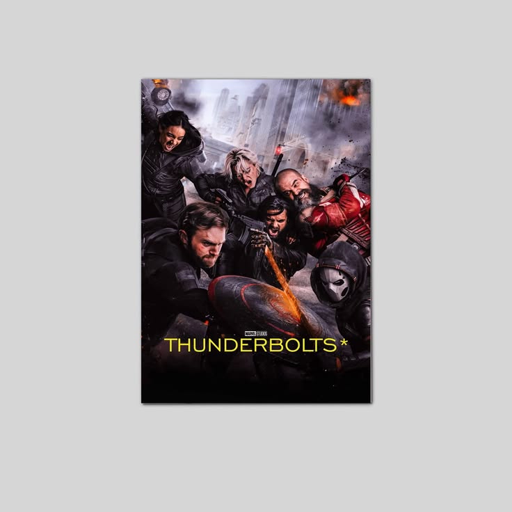 Thunderbolts Movie Poster Florence Pugh Marvel Sebastian Stan c Size 24''x36''
