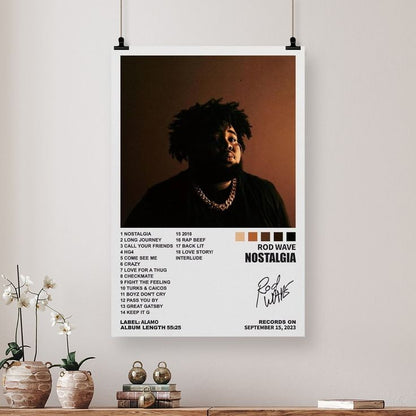 Rod Wave Poster Rod Wave Album Cover Posters for Room Aesthetic Size 24''x36''