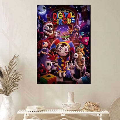 The Amazing Digital Circus 4 Poster, Anime Wall Art Decor, Unframed Anime Wall Decor