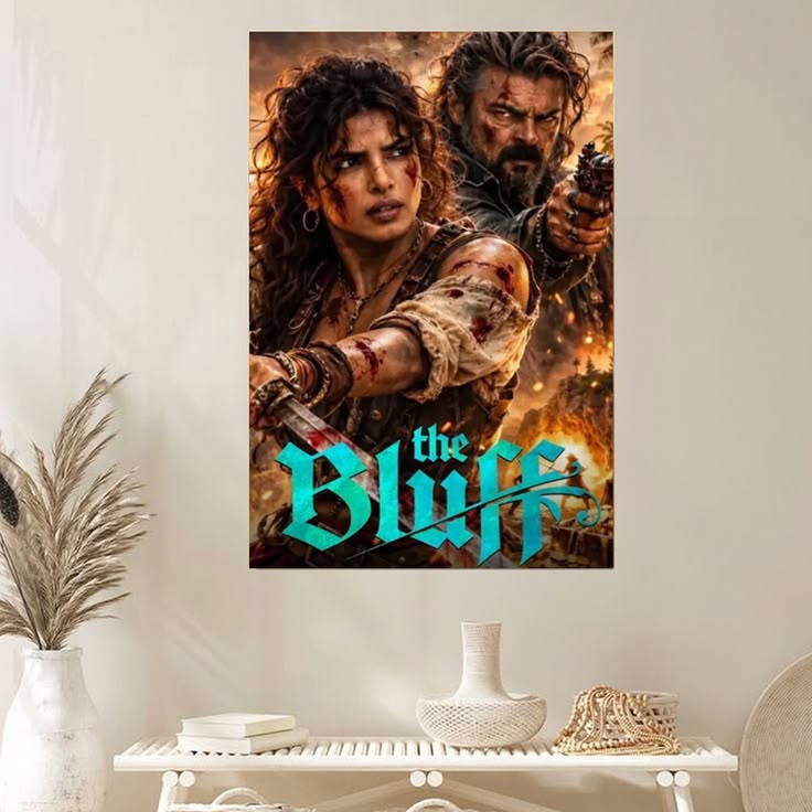 The Bluff 2026 Action Adventure Thriller New Movie Poster Size 24''x36''