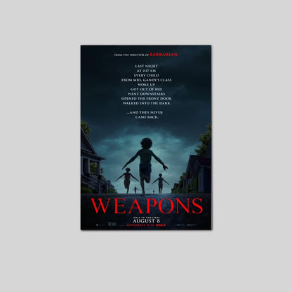 Weapons Movie Poster Julia Garner Josh Brolin Alden Ehrenreich Poster Size 24''x36''
