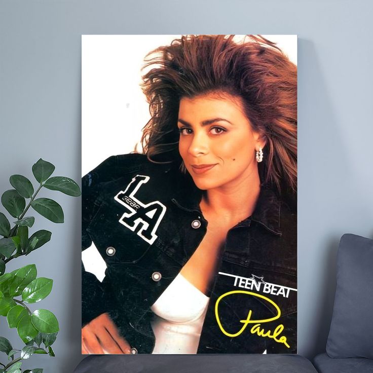 Music Poster - Paula Abdul Poster- Retro Style - Size 24x36