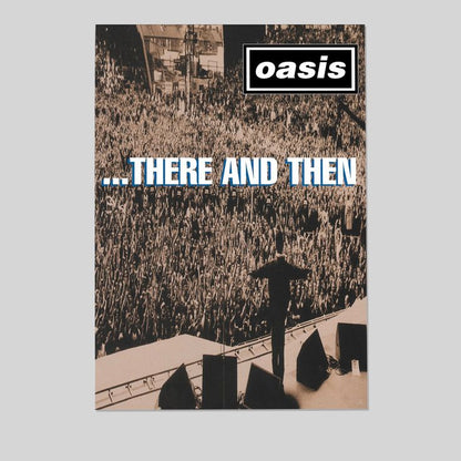 OASIS 1996 original UK POSTER ADVERT THERE AND THEN Size 24''x36''