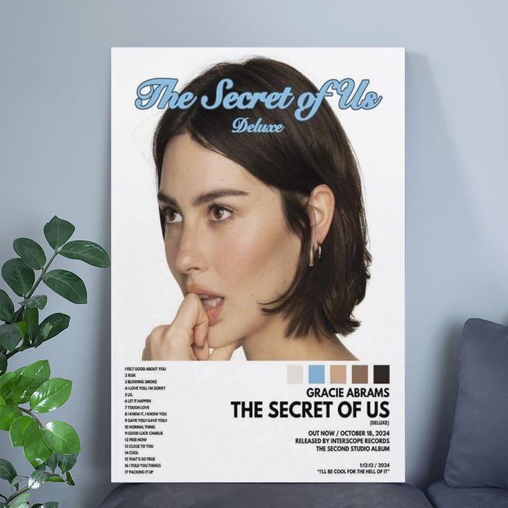 Gracie Abrams' Secret of Us Album Poster Painting Decor Wall Print Photo Home Modern Decorative Posters Size 24''x36''