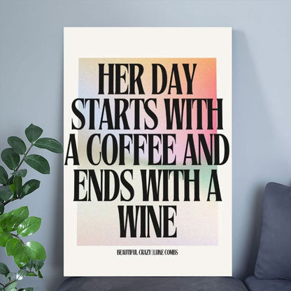 Beautiful Crazy Country Music Luke Combs Inspired Print Poster Size 24''x36''
