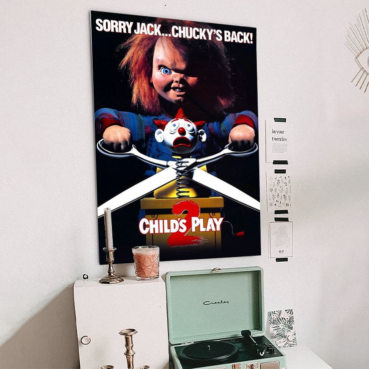 Child's Play 2 - Movie Poster (Sorry Jack... Chucky's Back) (Regular Style) Size 24''x36''