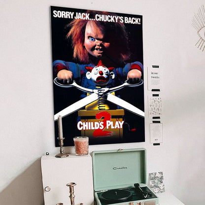 Child's Play 2 - Movie Poster (Sorry Jack... Chucky's Back) (Regular Style) Size 24''x36''