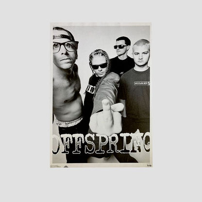 Music Poster The Offspring Vtg 1995 Large Band Poster Retro Style - Size 24''x36''