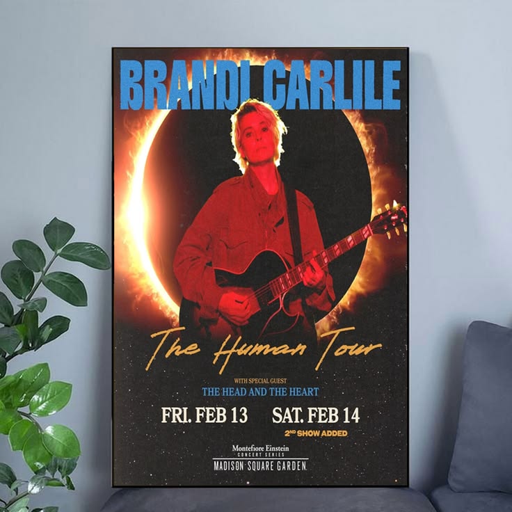 Brandi Carlile The Human Tour 2026 Poster Size 24''x36''