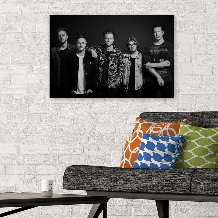 One Republic Amazing Group Shot Wall Art Home Decor Retro Style - Size 24''x36''