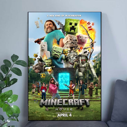 Minecraft Movie Poster Minecraft The Movie Poster Poster Size 24''x36''