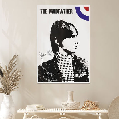 Music Poster - Paul Weller - Vintage Style - Size 24x36