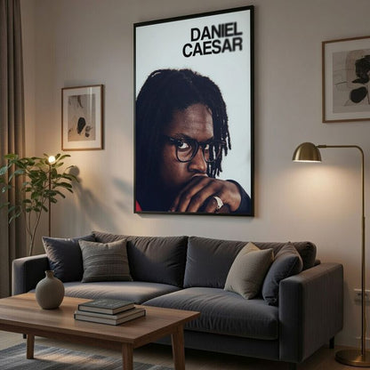 Daniel Caesar Poster Room Art, Music Poster Gift Size 24''x36''