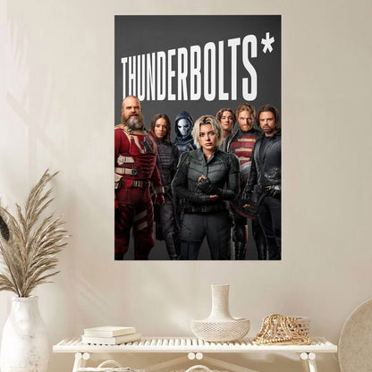 Thunderbolts Movie Poster Florence Pugh Marvel Sebastian Stan fSize 24''x36''