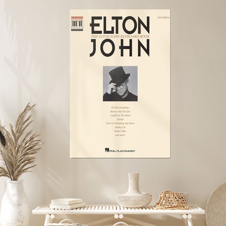 The Elton John Keyboard Book Paperback – June 1, 1993 Size 24''x36''
