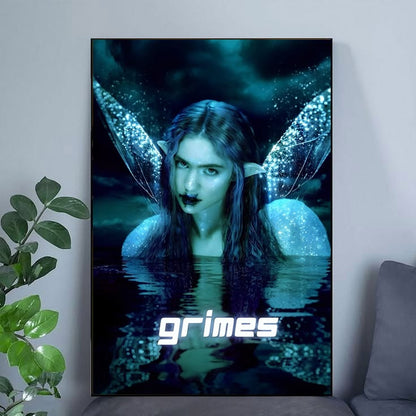 Grimes Claire Boucher Poster Water Fairy Photography Poster Size 24''x36''