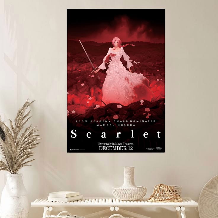 Scarlet (2025) Movie Poster Wall Art Print Home Decor Poster Size 24''x36''