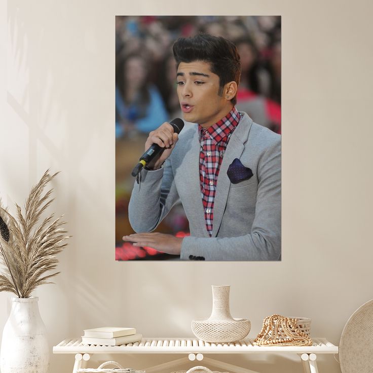Zayn Malik At Talk Show Appearance For Nbc Today Show Concert With One Direction Rockefeller Plaza New York Ny March 12 2012  Size 24''x36''