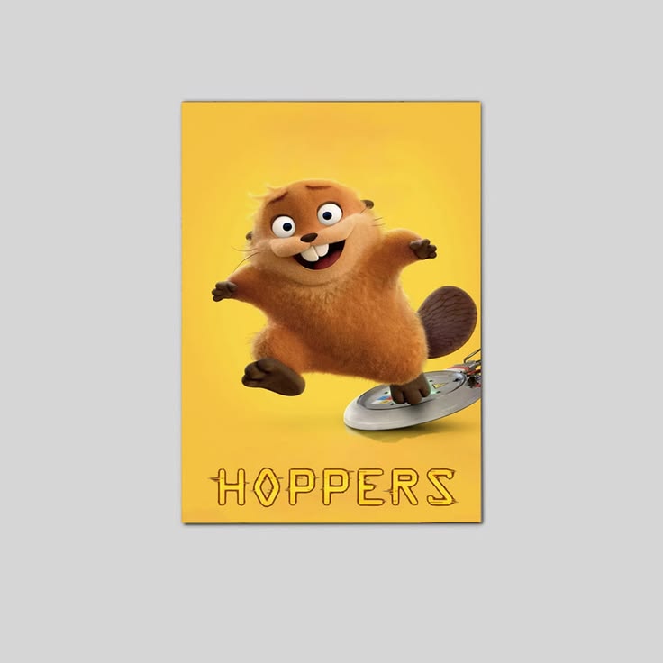 HOPPERS 2026 MOVIE POSTER WALL ART Poster Size 24''x36''