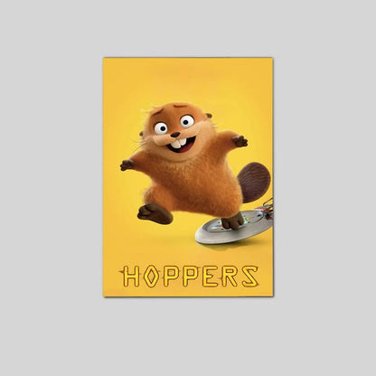 HOPPERS 2026 MOVIE POSTER WALL ART Poster Size 24''x36''