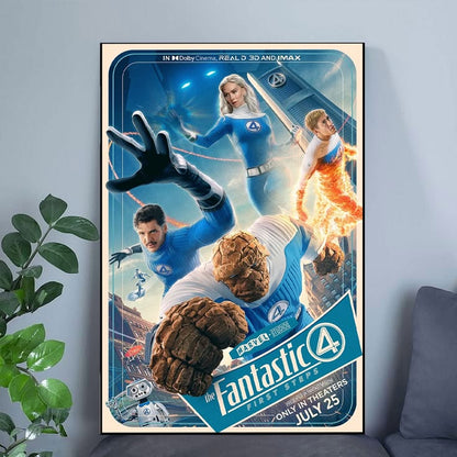 The Fantastic Four First Steps Movie Poster Size 24''x36''