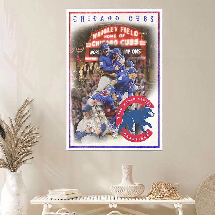 Chicago Cubs 2016 World Series - Poster Size 24''x36''